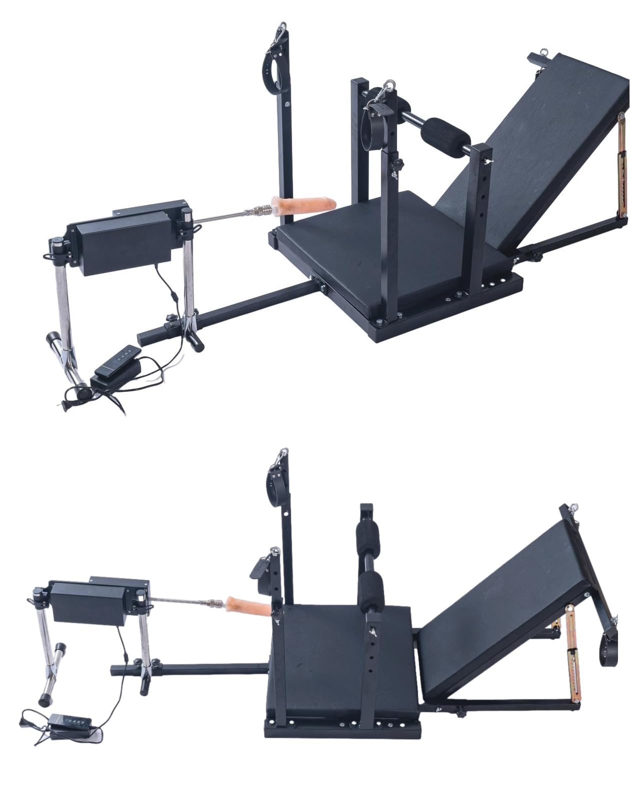 Daiqei Men's One Color Sm Leg Splitter Sex Chair With Handcuffs Ankle Cuffs Bondage Set Torture Device With Sex Machine Bondage Frame Bdsm Chair Spreader Bar Restraints Sex Set Punisht Sex Toys For Wo