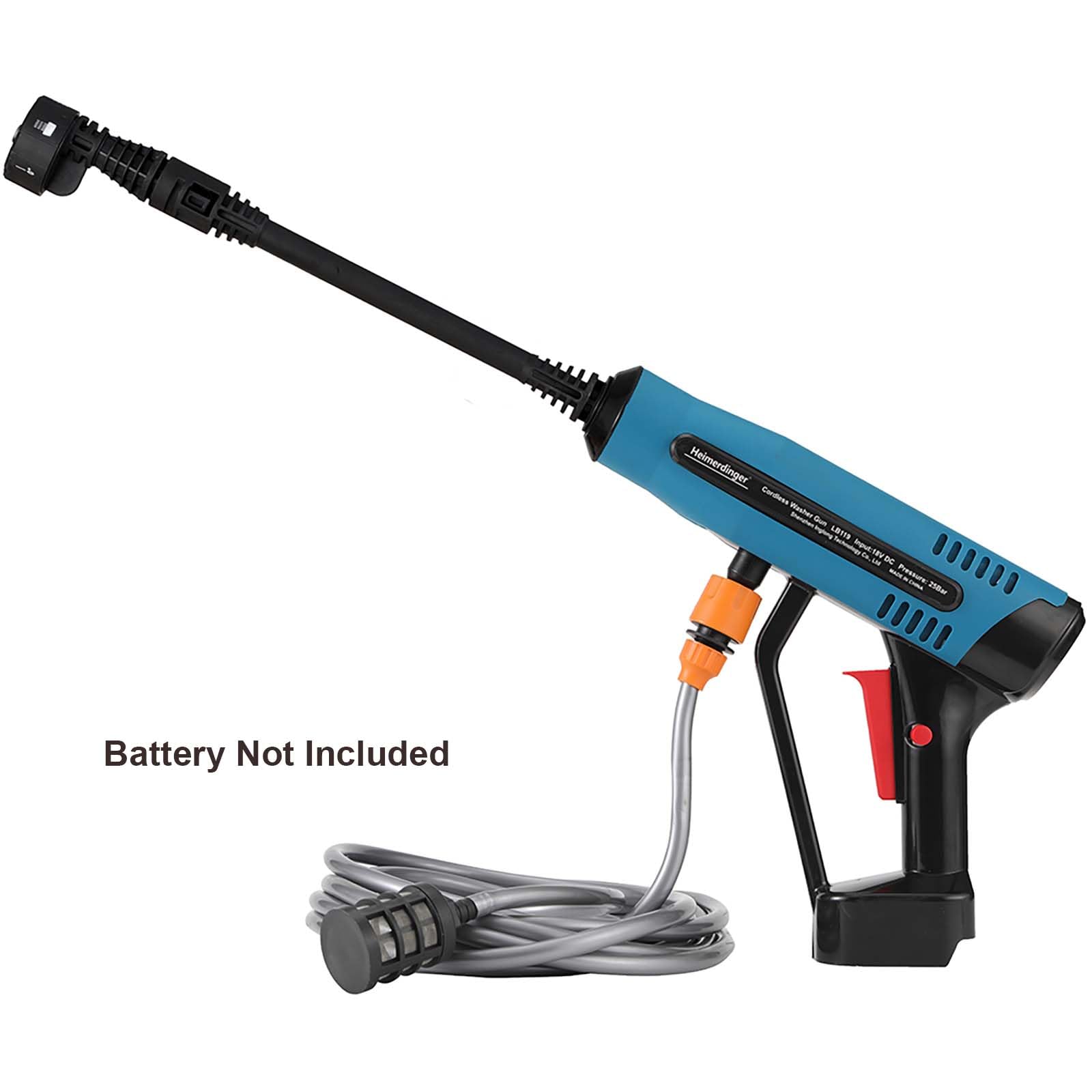 Bezprzewodowa myjka wysokociśnieniowa kompatybilna z akumulatorem Makita 18 V (brak w zestawie), ręczny środek czyszczący 700PSI z dyszą 6 w 1, przenośna myjka elektryczna do samochodu, ogrodu