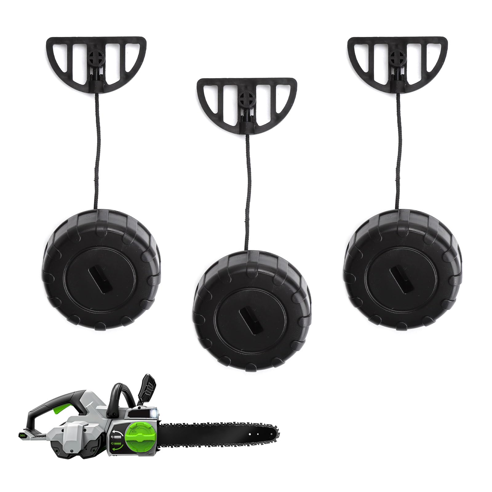3 tapas de depósito y tapa de aceite para motosierras Stihl MS170 MS180 017 018, tapón de depósito de alta calidad y repuesto de tapa de aceite, accesorios Stihl duraderos para motosierra de