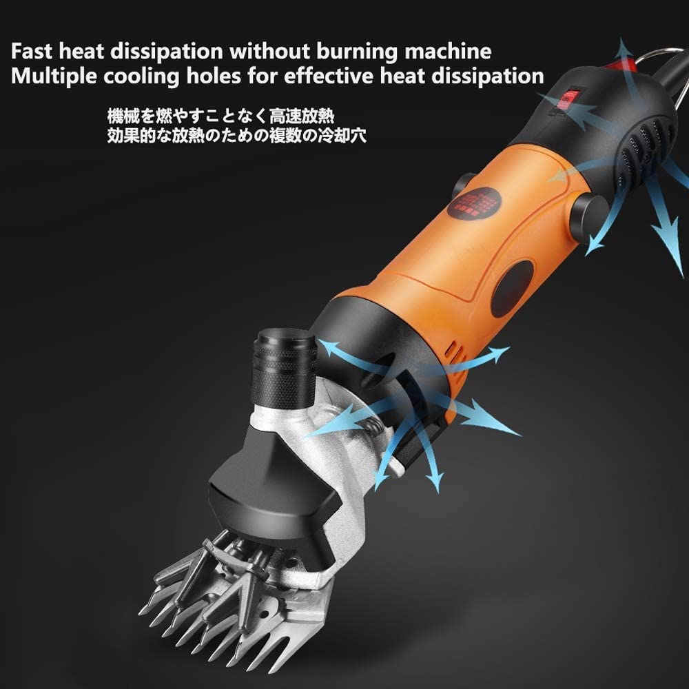 Forbici elettriche Forbici elettriche per Lana Forbici per Lana Forbici per tosatura Animali Domestici Forbici elettriche per Prodotti per Bestiame,Coltello Dritto a 9 Denti