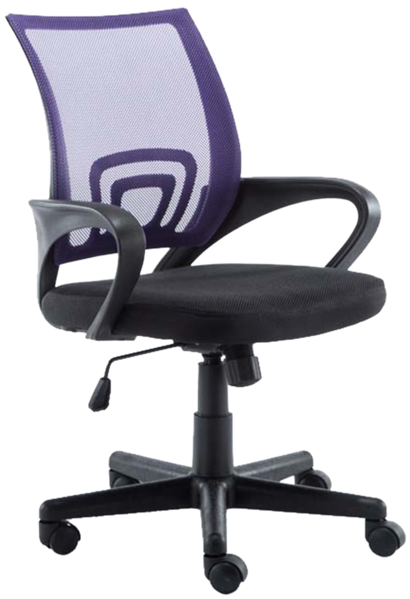 Silla De Escritorio Genius Tapizada En Tejido De Malla I Silla De Estudio Giratoria & Regulable En Altura I Silla De Oficina Ligera I Color:, Color:Violeta