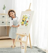 Grandink Premium Artist Wooden Easel Stand 4 FEET for Kids with Height and Angle Adjustment for Canvas Painting Display 4 feet