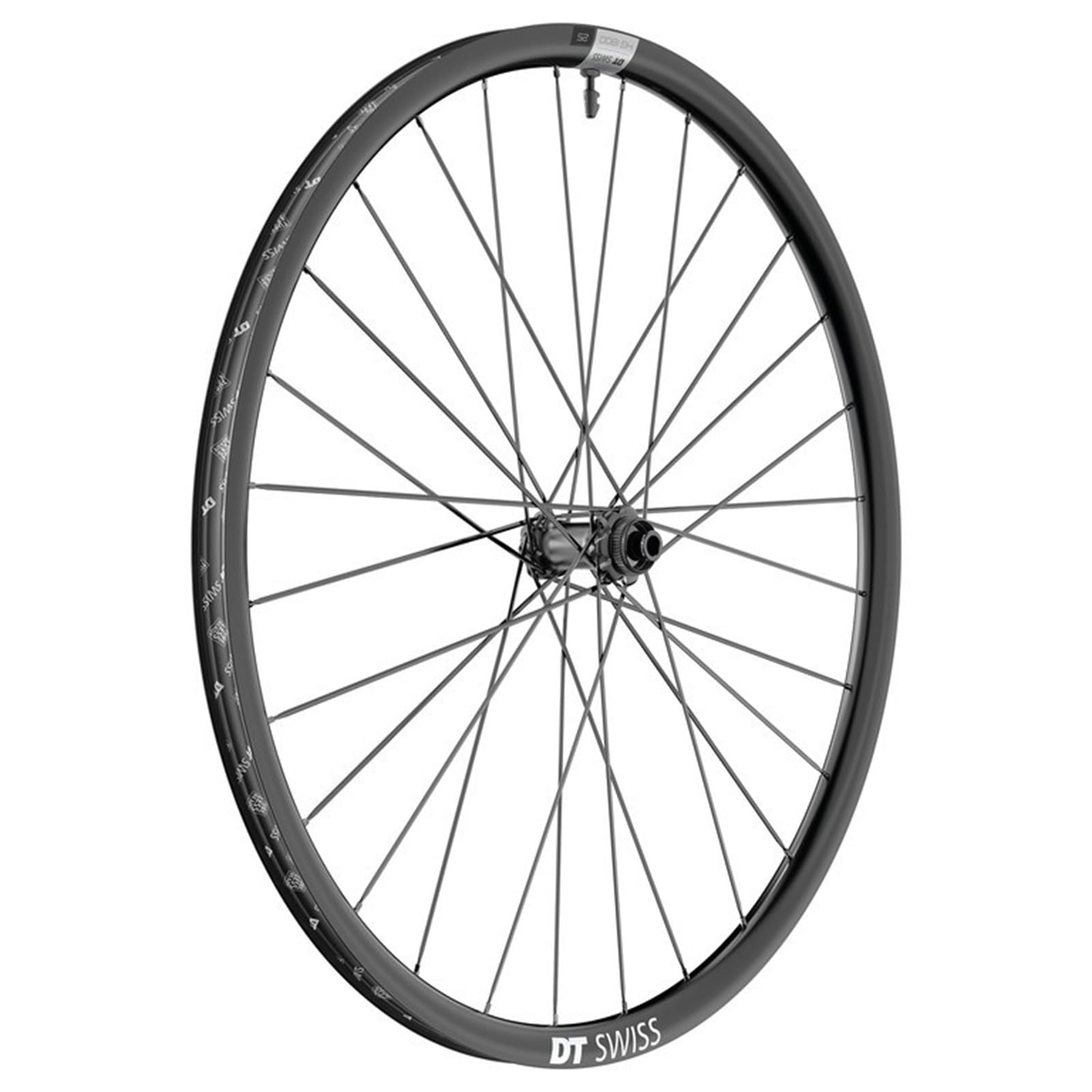 DT Swiss HG 1800 Spline Front Wheel - 700, 12 x 100mm, Center-Lock, Black