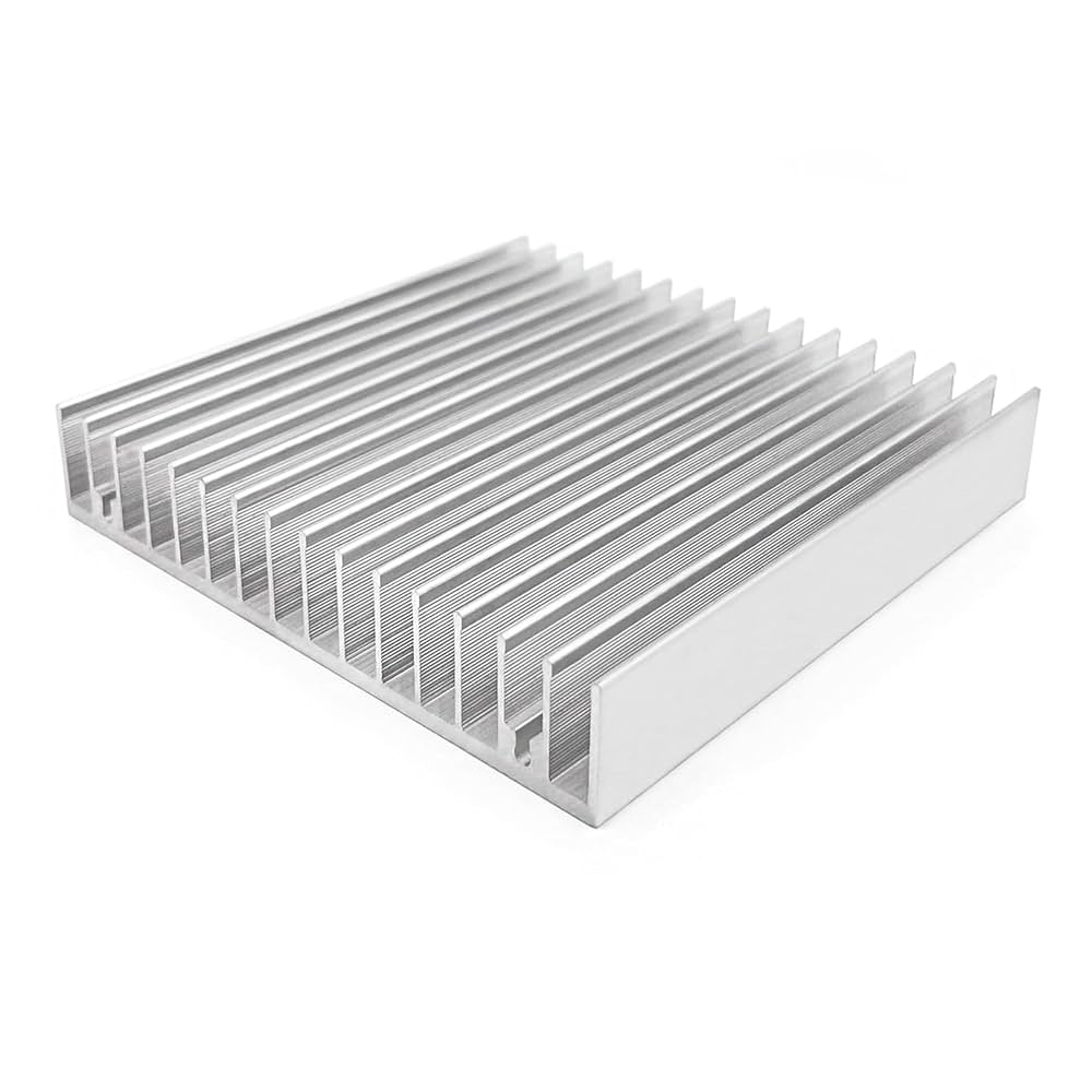 大型アルミヒートシンク ヒートシンク 大型 高コスパ 100mm x 60mm 10mm 冷却 フィン