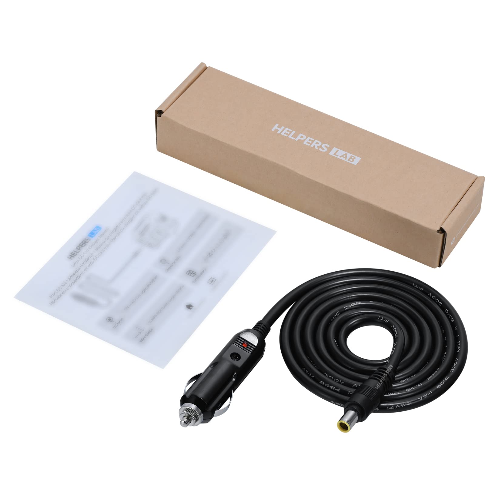 DC 7909 8 mm ładowarka samochodowa zasilacz 12 V 24 V kabel do stacji zasilania Bluetti Goal Zero Yeti Jackery przenośny Explorer Suaoki i więcej 14AWG
