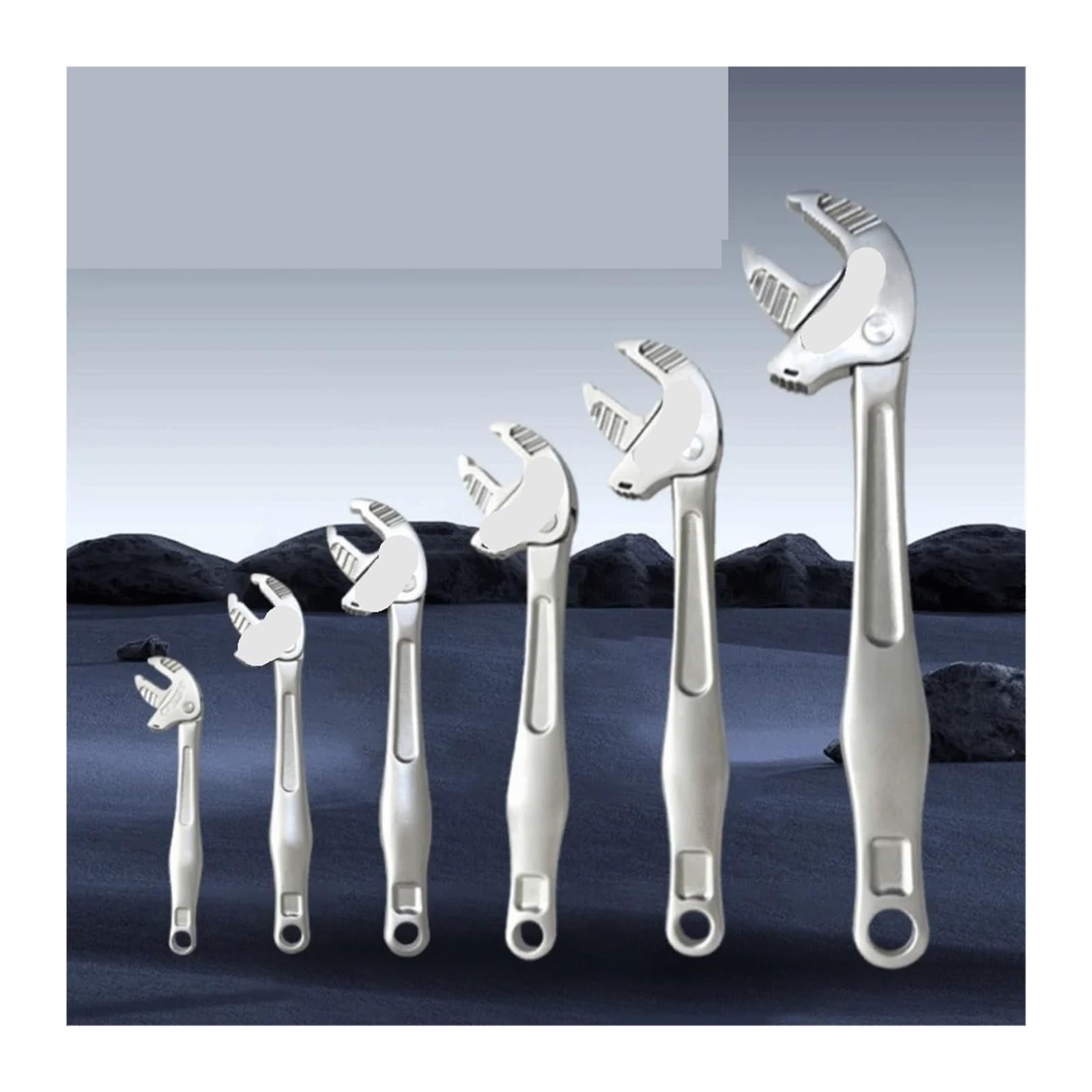 Pinza a Pappagallo Chiave a cricchetto regolabile in acciaio al cromo-molibdeno a autobloccante for carichi pesanti(16-19mm)