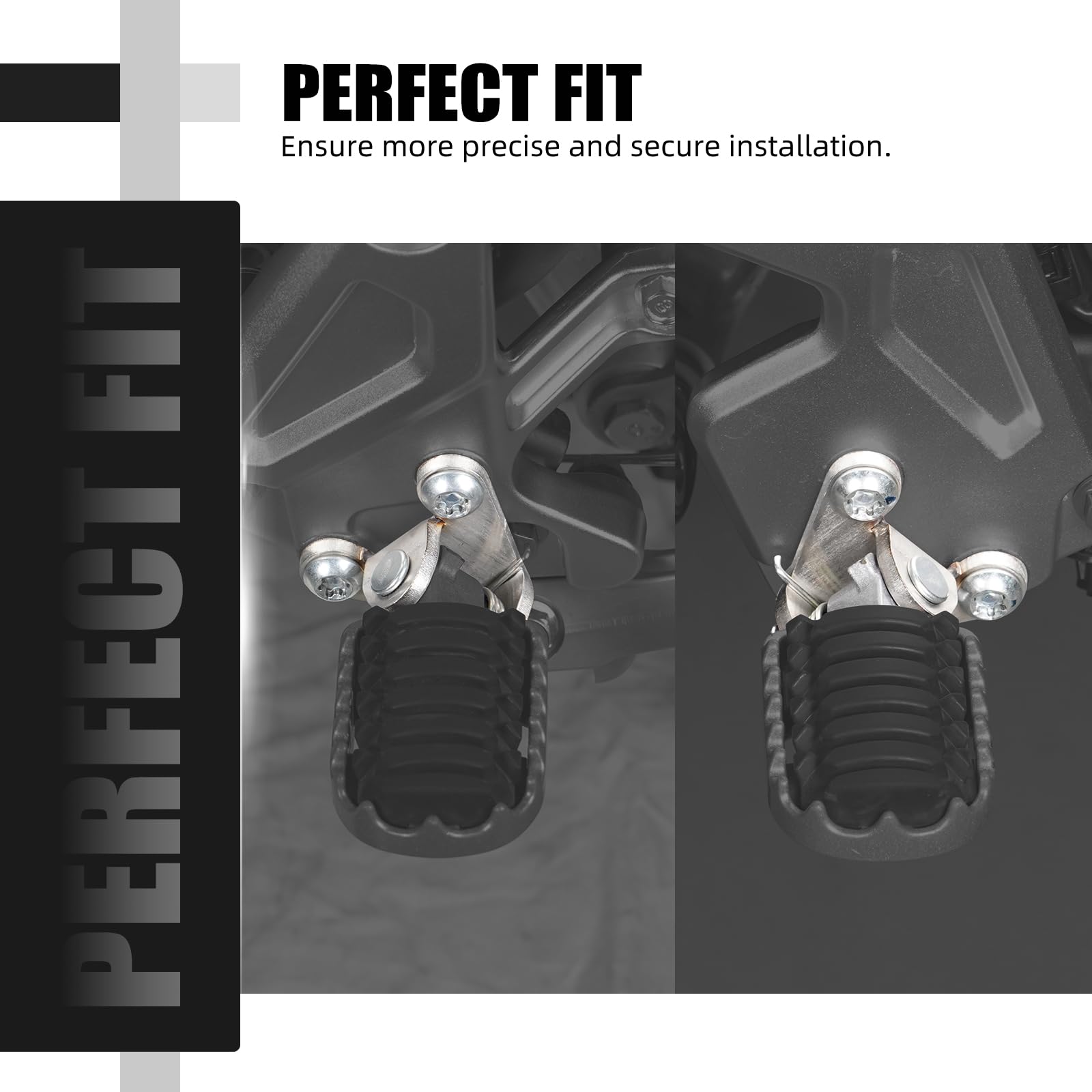 NICECNC Staffa poggiapiedi inferiore Compatible with Yamaha Tenere 700 XTZ07 2019-2023