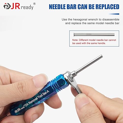 Miniatura 8 de JRready ST5265 Herramienta de extracción de pines Molex para conectores de pines y enchufes Molex de.062" y.093, 2 piezas de varillas expulsadoras