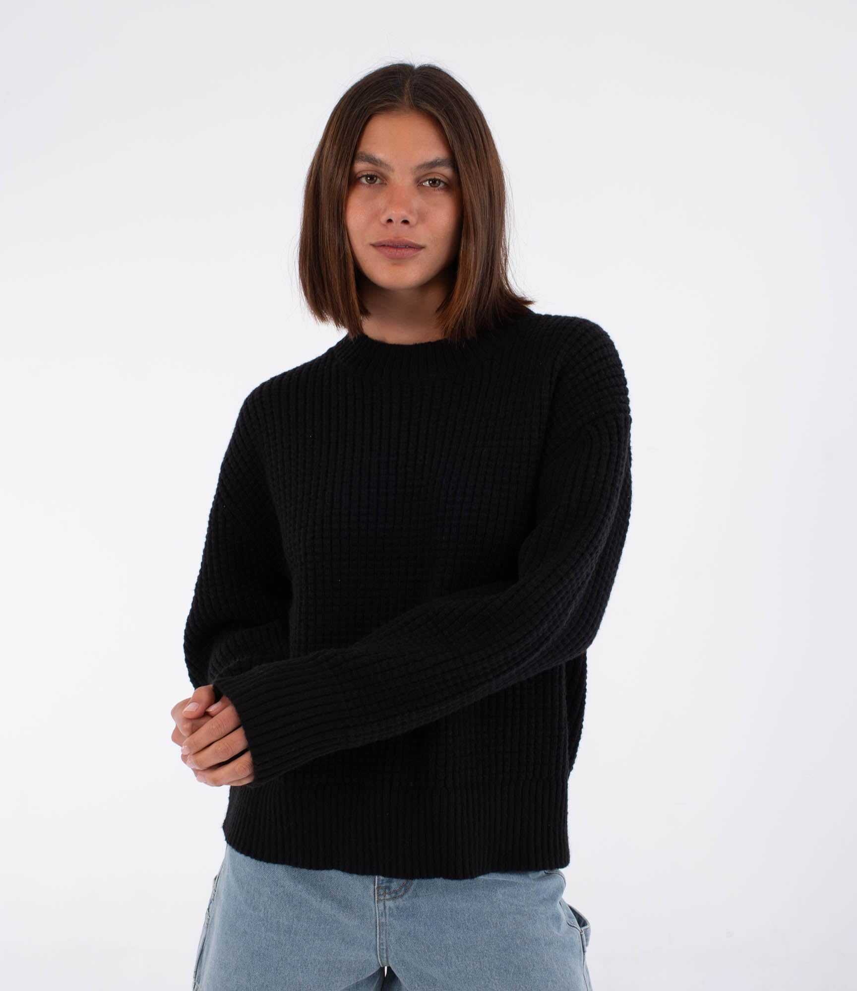 Hurley Womens Sweater One & Only T-Shirt, Black, XS EU