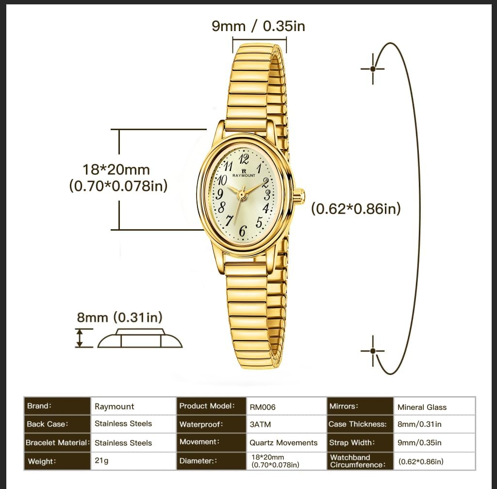 Watches for Women Quartz Wrist Watches with Stainless Steel Band - Image 6