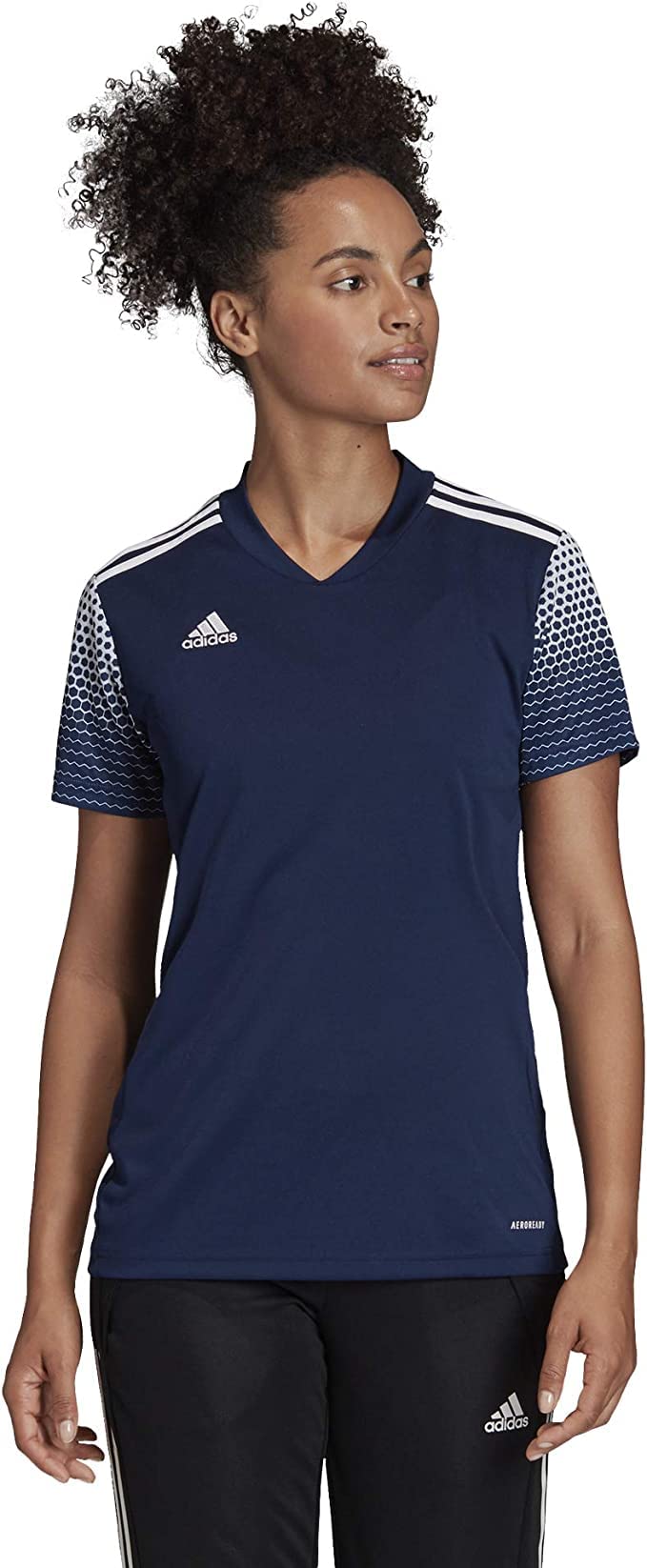 adidas Women's Regista 20 Soccer Jersey, Team Navy Blue/White Medium