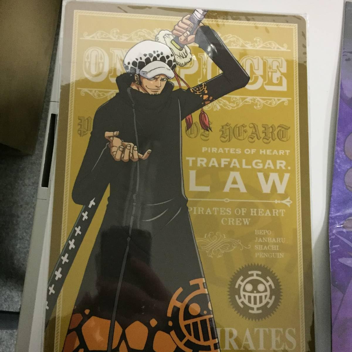 ONE PIECE トラファルガー・ロー キャベンディッシュクリアファイルセット ONE PIECE トラファルガー・ロー キャベンディッシュクリア