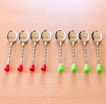 Amazon.co.jp: レトロティースプーン デザートスプーン ねじねじ