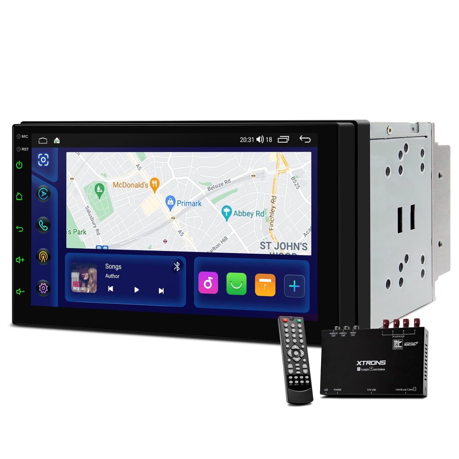 Amazon.co.jp: XTRONS ディスプレイオーディオ フルセグ 2DIN カーナビ