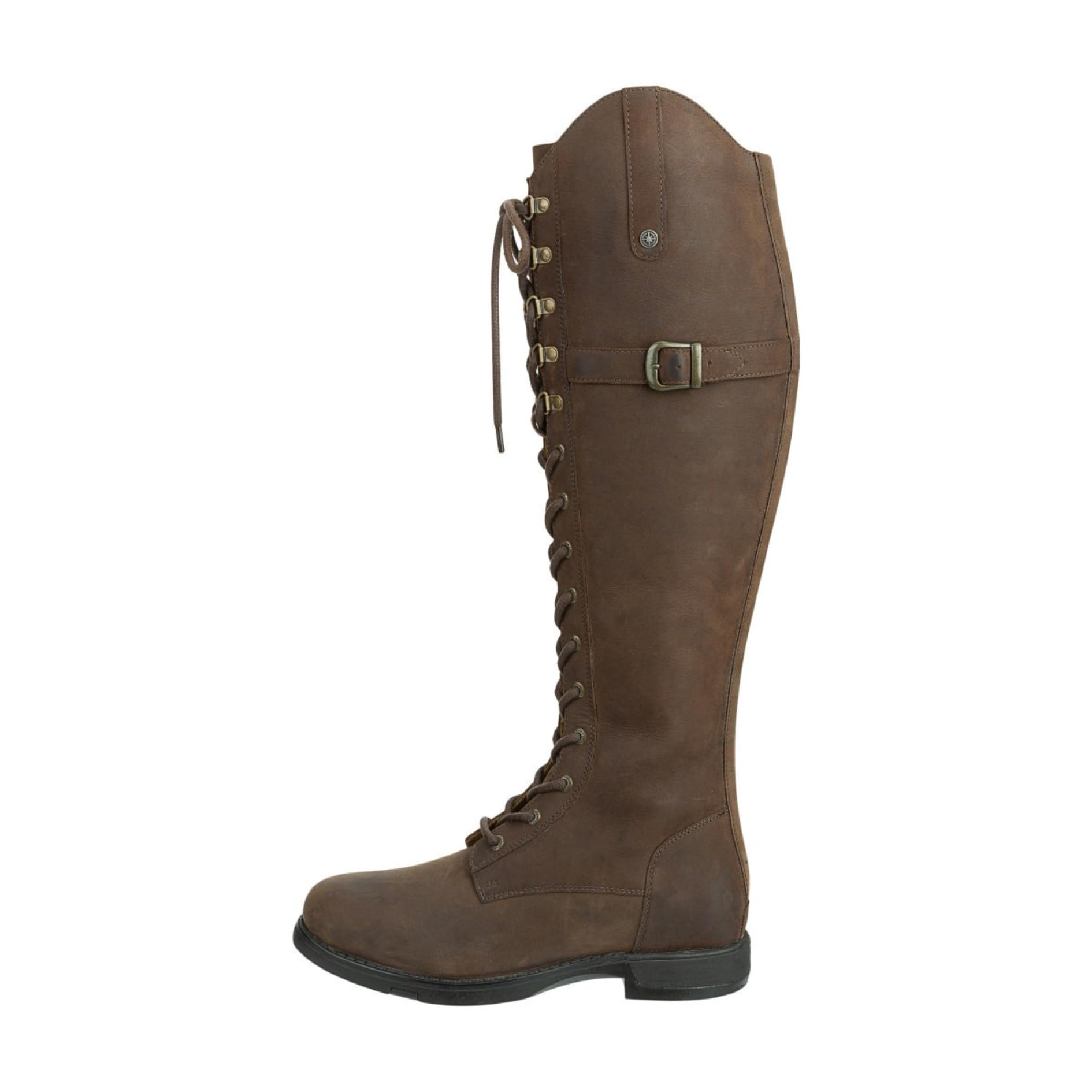 SUEDWIND FOOTWEAR Leder Reitstiefel für Damen Longford All Year Waterproof – Stiefel zum Reiten – Polo-Schnürung, Reißverschluss & Ortholite-Innensohle – schwarz o. braun – Gr. 36-43