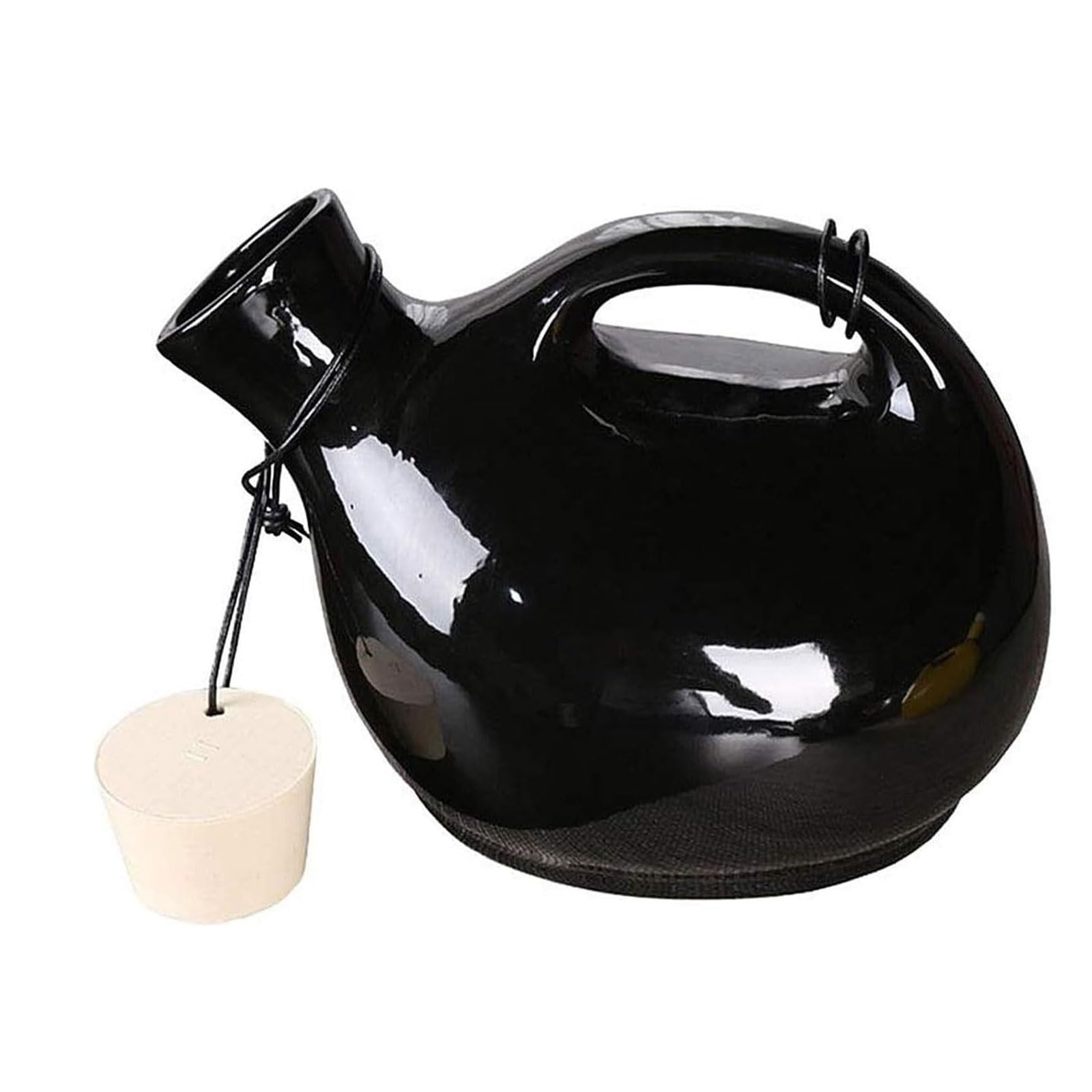 2500 ml Urinal for Männer, Urinal aus Keramik for Senioren zu Hause, leicht zu reinigender Nachttopf for Männer mit Deckel, Urinsammelbehälter for unterwegs Nachttopf