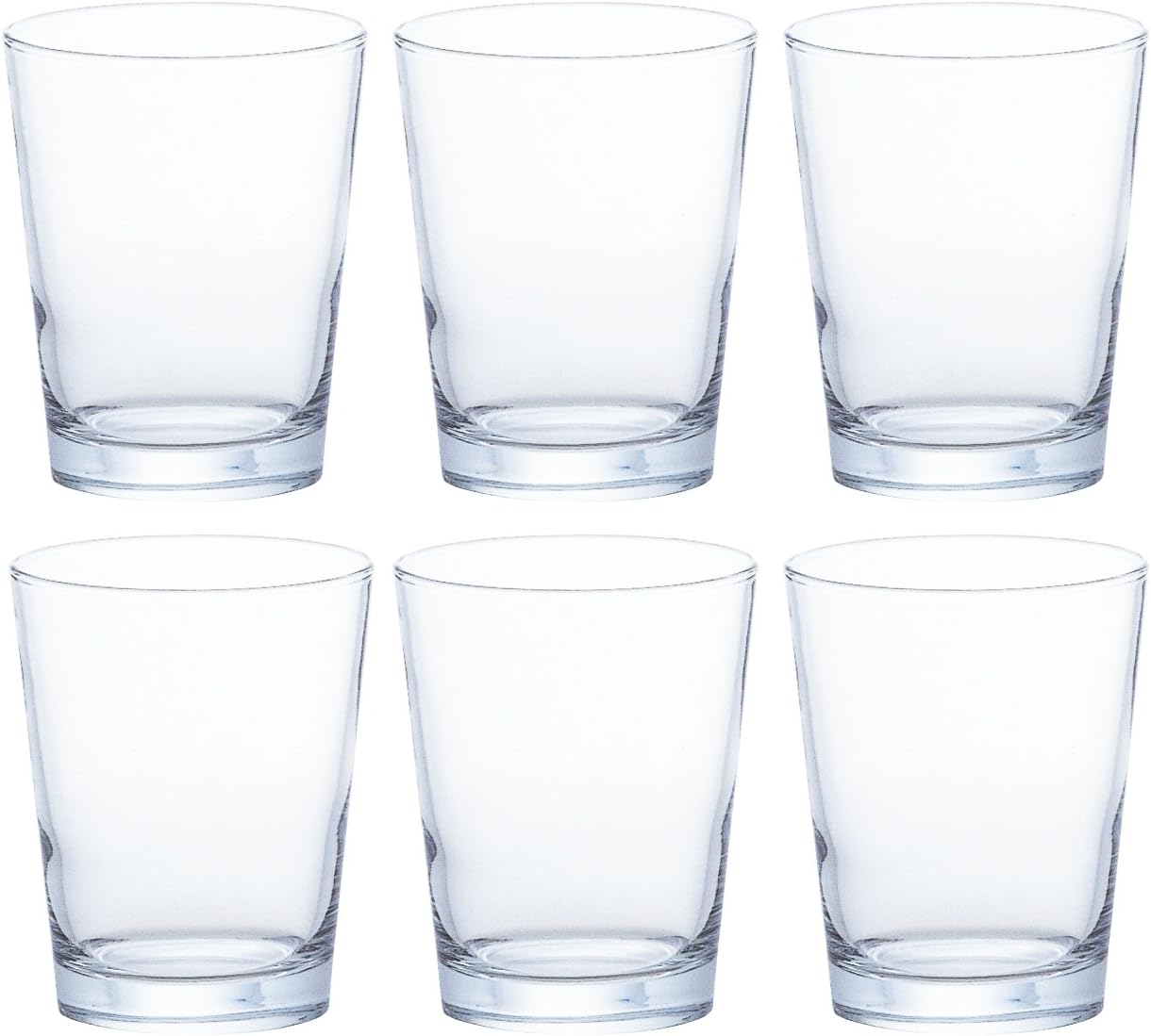 Aderia B-2772 Tumbler, Reinforced Mouth, AX Cooler, Set of 6, Made in Japan