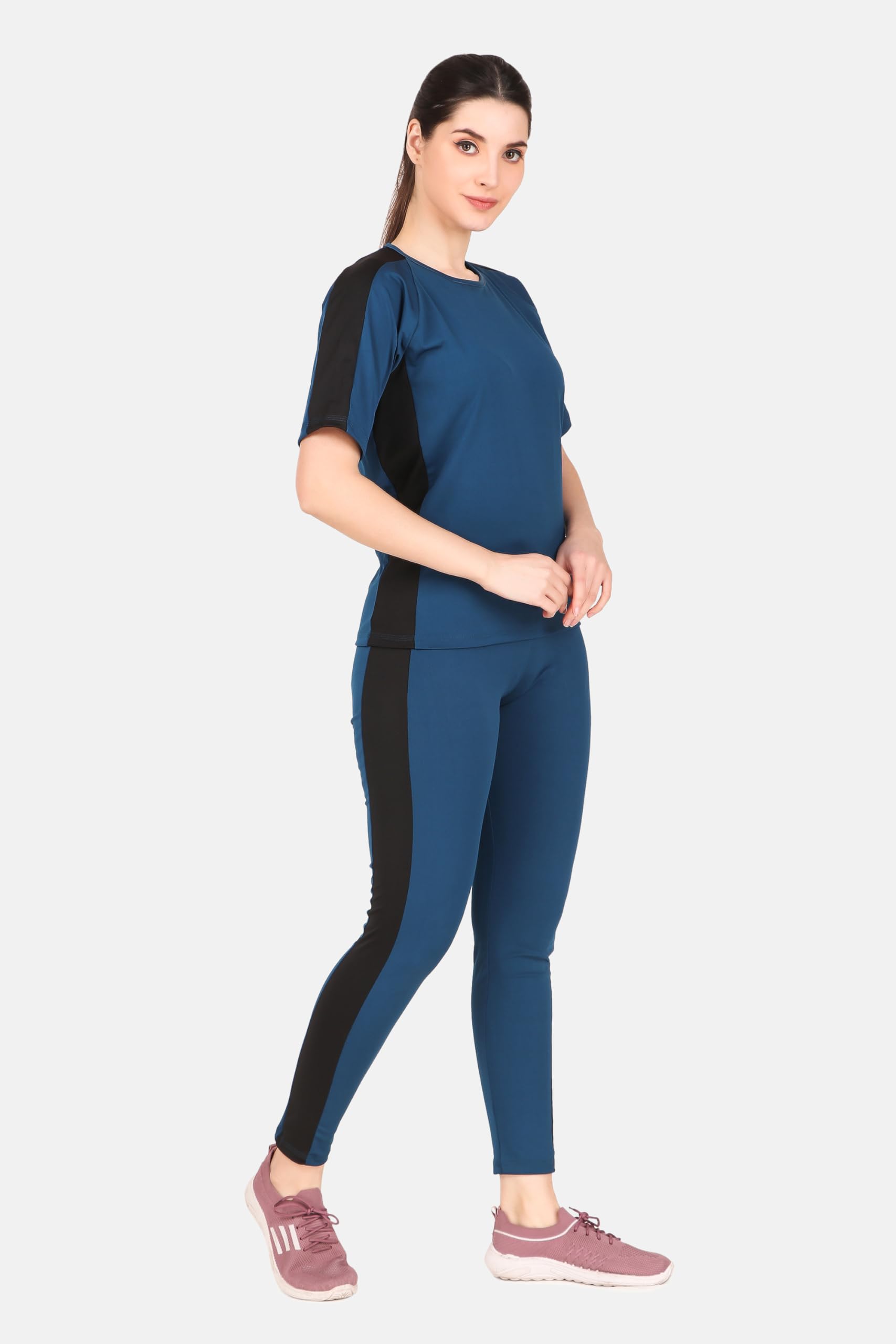 benzos striped track suit for Women | Gym-picture-34