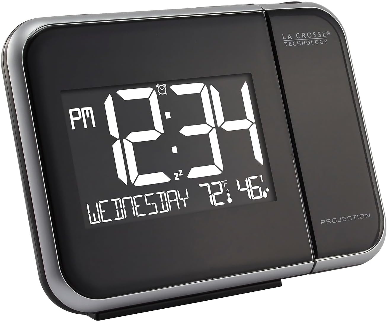 La Crosse Technology Projection Alarm Clock with Indoor