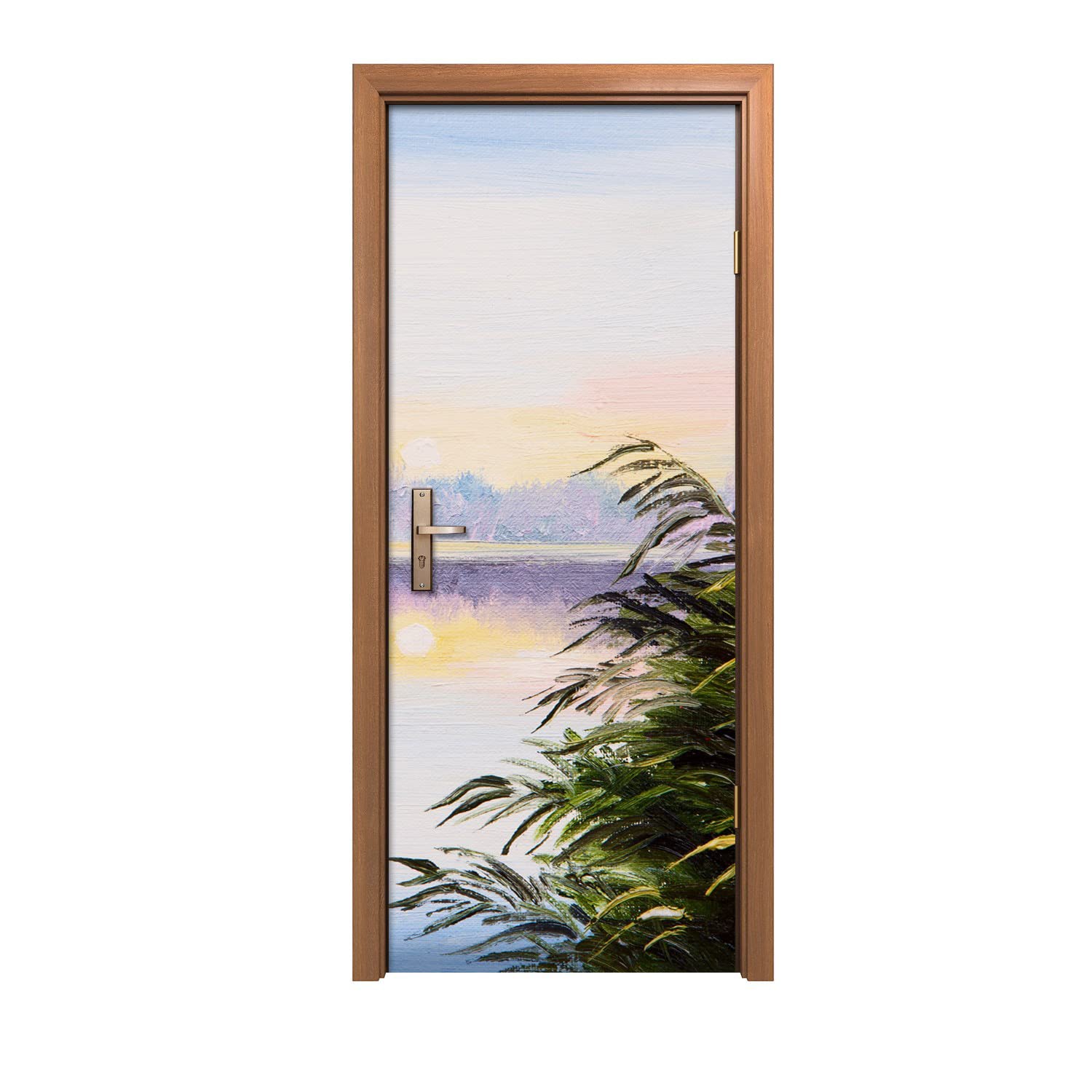 Autocollant de porte 90x200cm pour masquer les imperfections de vos cloisons