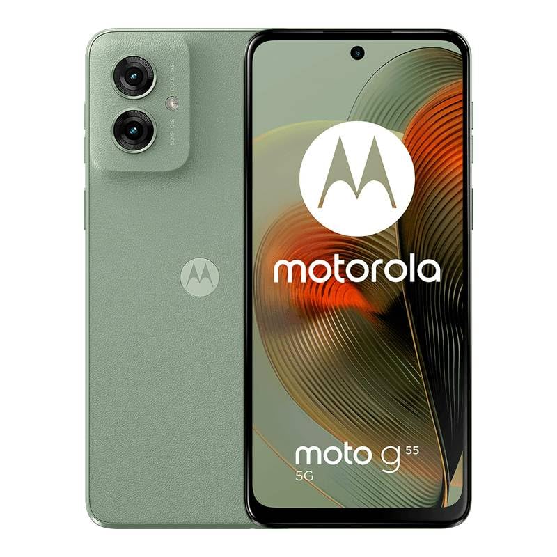 Motorola G55 Negro (8GB RAM/256GB), 50MP, Celular Desbloqueado