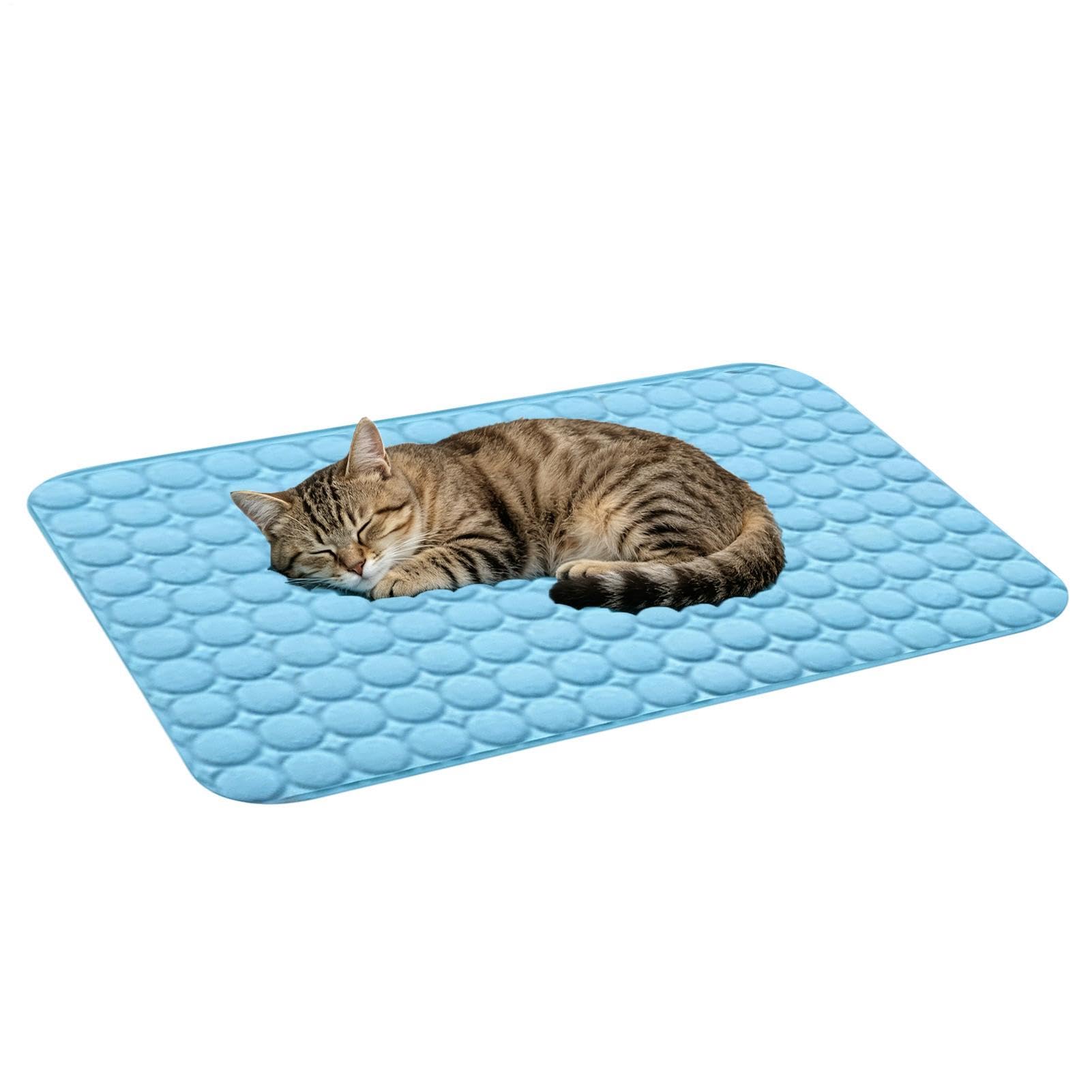 Tapis rafraîchissant pour chats et chiens, coussin respirant XL lavable
