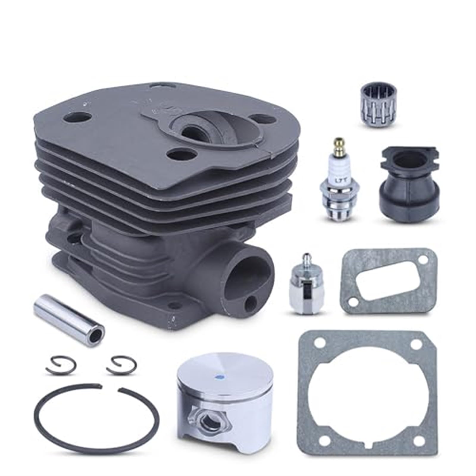 44MM zestaw uszczelek tłoka cylindra piły łańcuchowej, do Husqvarna, 351 353 346XP łożysko igiełkowe wlotowe zestaw do regeneracji silnika