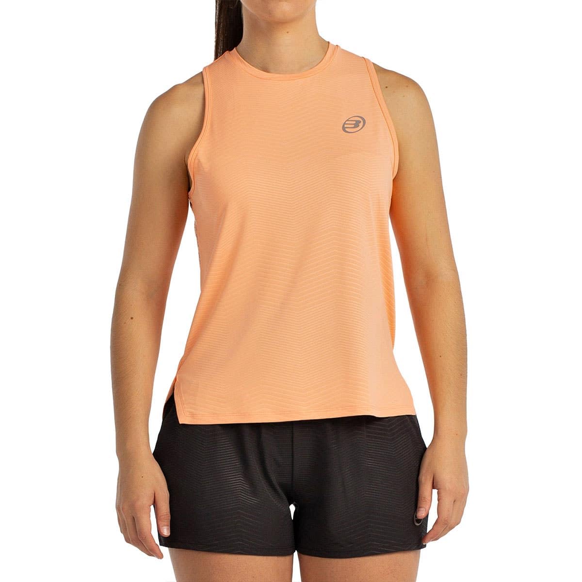 Bullpadel Women's Orange Etilo Sleeveless T-Shirt L