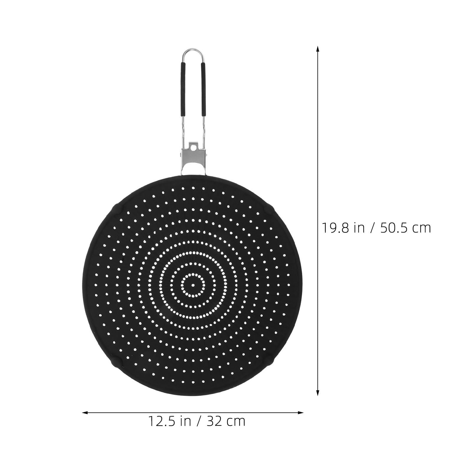 Protector Antisalpicaduras de Silicona Plegable 2 Piezas para Sartén