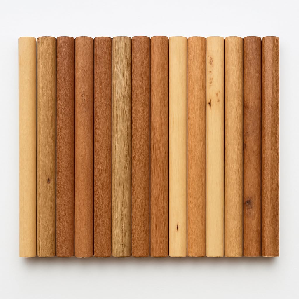 BLOOMAX Solid Hardwood Craft Sticks, 10mm x 5 inch, 20 Pieces, for DIY, Macrame, Wall Hanging, Woodworking-image-36