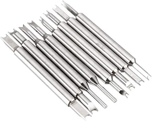 Miniatura 7 de Herramienta de reparación de barra de resorte de reloj - Kit de herramientas de barra de resorte Reloj Pin Correa Eliminación de banda (plata)