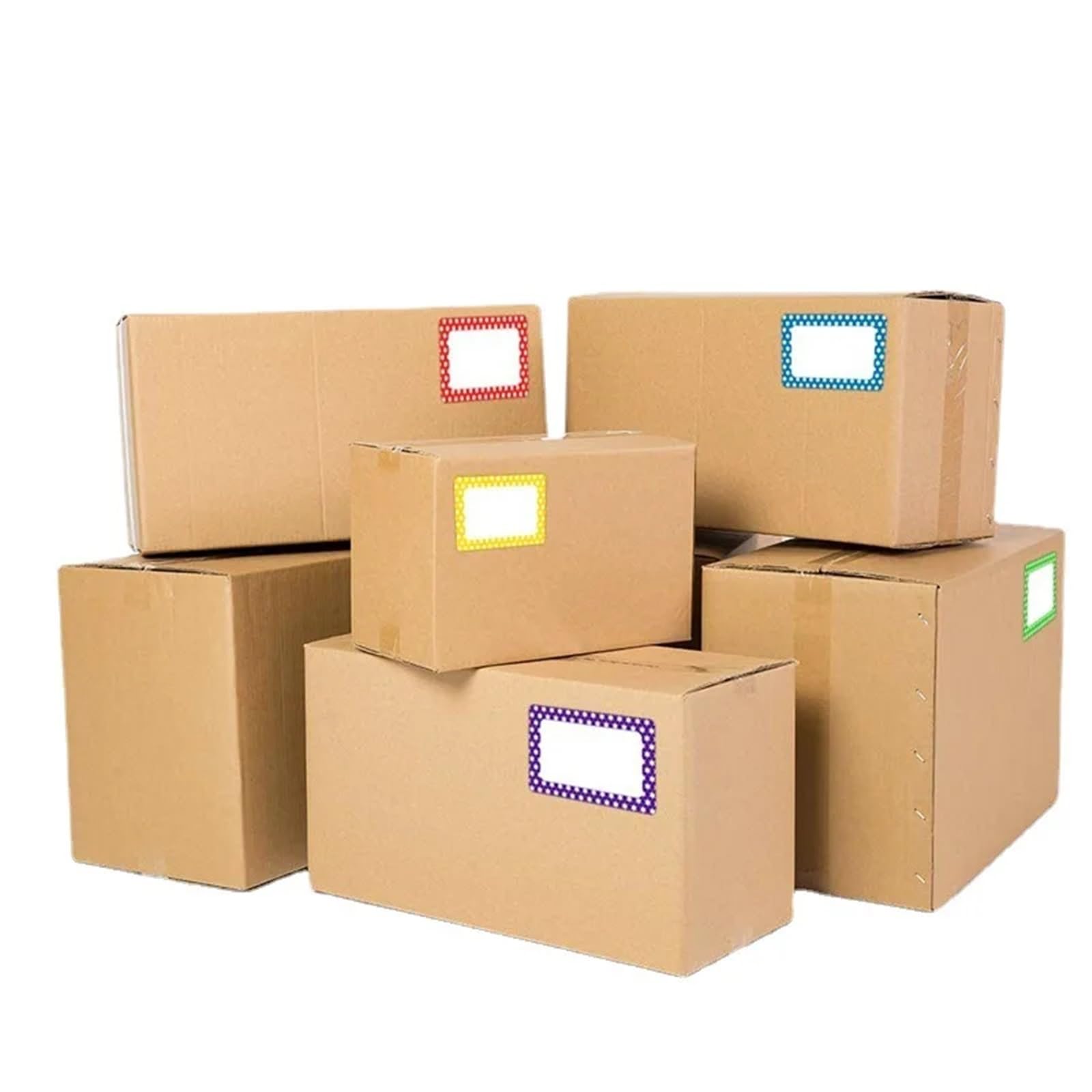 Inventar-Etiketten, bunt, blanko, handgeschriebene Namensaufkleber, Etiketten für Kinder, Schule, Lehrer, Schreibwaren, Aufkleber für Aufbewahrung, Organisieren, Basteln, 1200 Stück