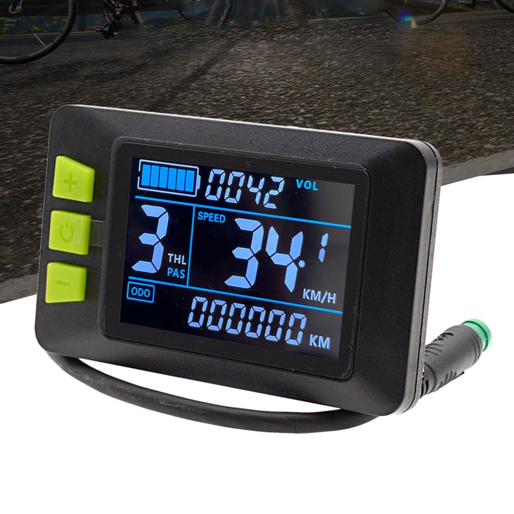 Pannello di controllo per bicicletta elettrica 24 V 36 V 48 V LCD tachimetro per monopattino esterno