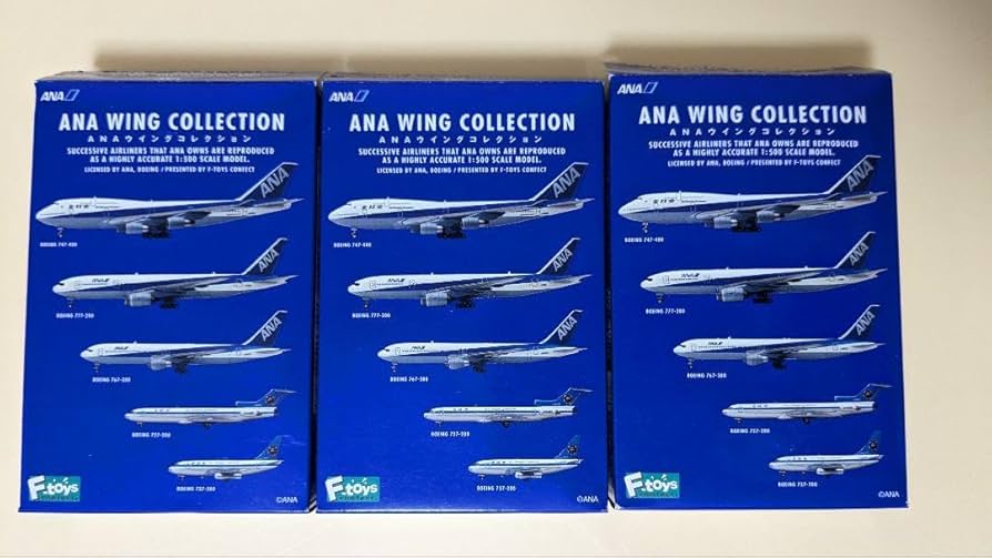 Amazon.co.jp: FT Toys ANA WING COLLECTION 3 Piece Set : Toys