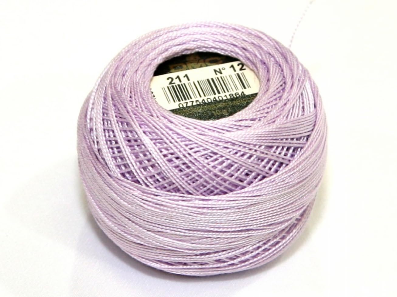 Hilo DMC Perle 12 costura creativa ovillo lila 211 para encaje bolillos