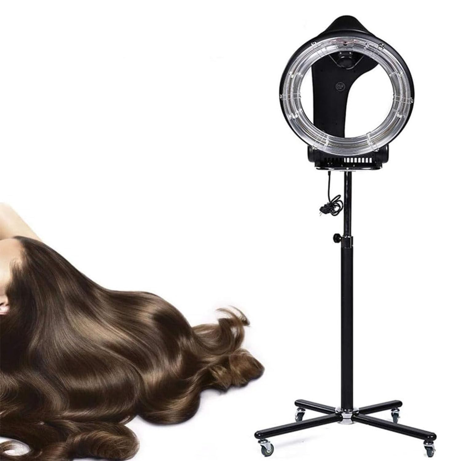 Suszarka Do Włosów Orbitalna Ścienna 1200 W, Stojąca Profesjonalna Salonowa Spa Procesor Kolorów Płyta Grzewcza, Lampa Salonowa Suszarka Do Włosów Procesor Zakładów Fryzjerskich,Vertical
