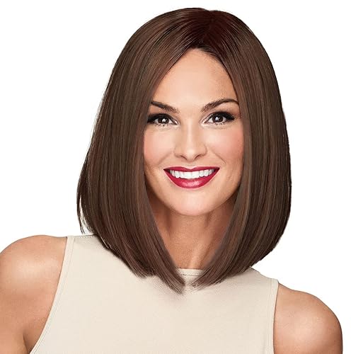 Hair u wear Current Events Long Textured Bob Wig, Average