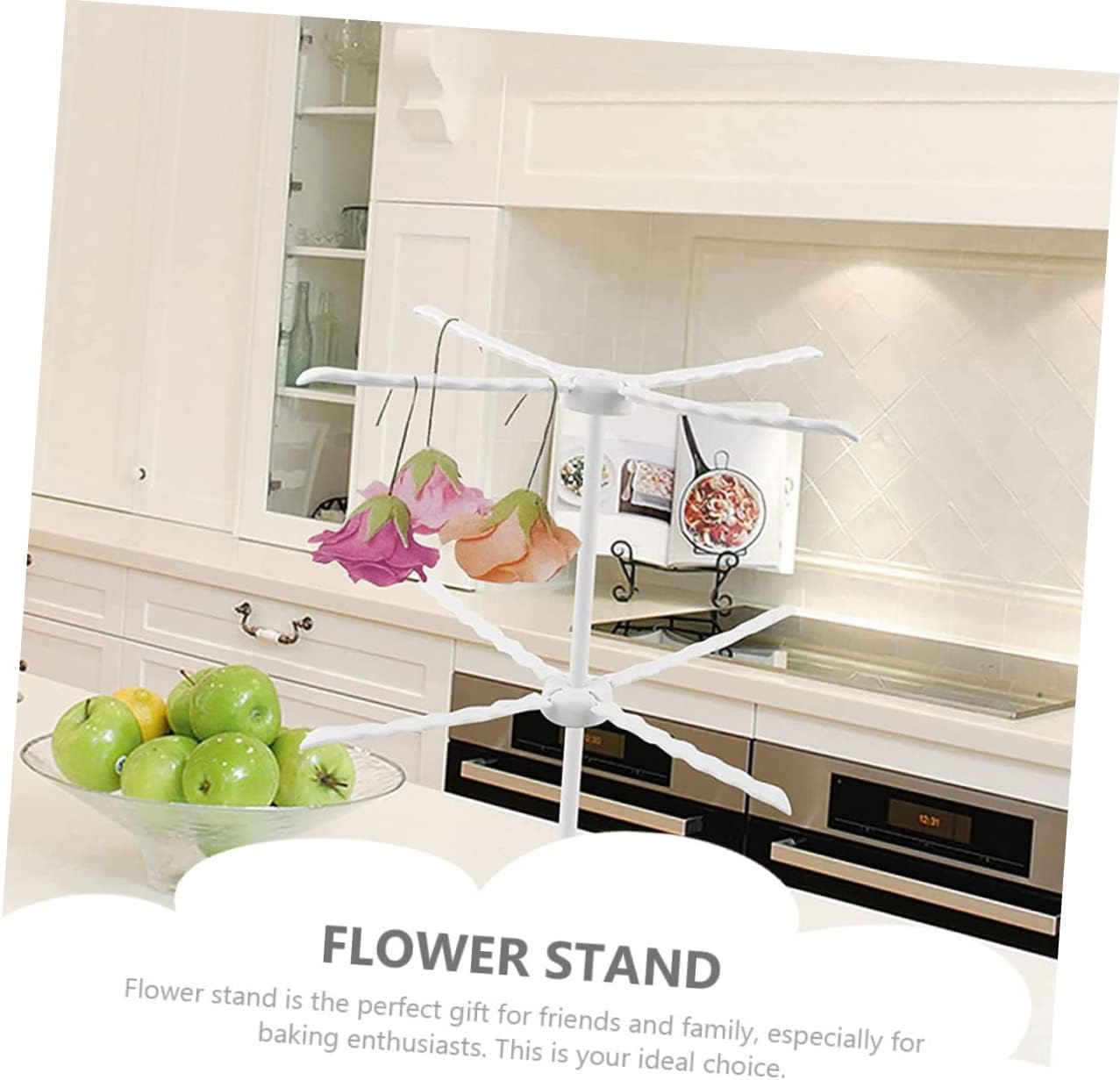 PRETYZOOM Gum Paste Drying Rack Foldable Air Dry Stand Over The Door Flower Rack Drying Tool