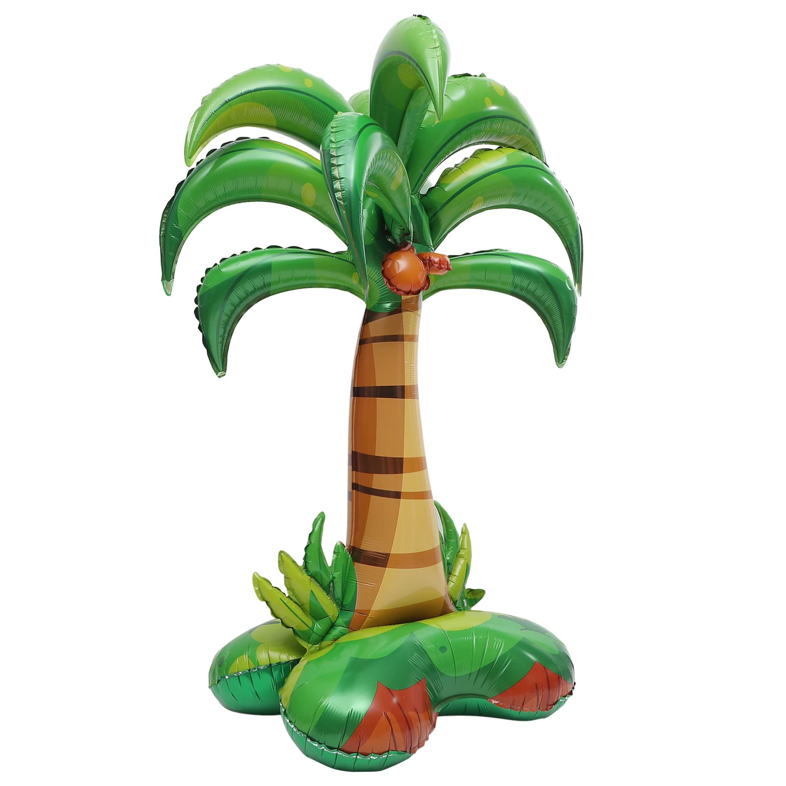 4 Globos De Aluminio Con Forma De Palmera Decoración Inflable Para Fiesta De Cumpleaños Estilo Hawaiano Decoración Luau.