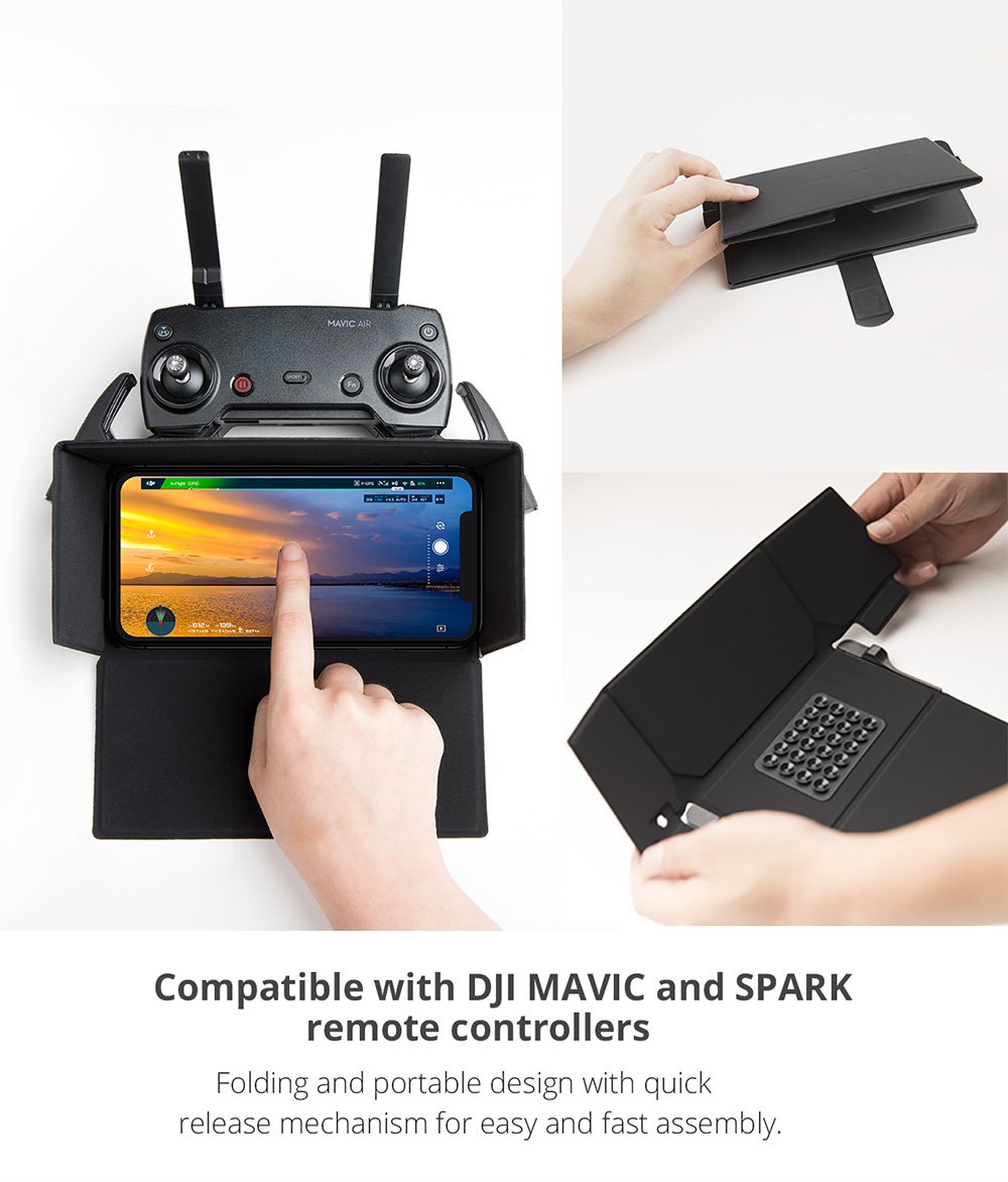 Shop pgytech smartphone screen hood for remote controller Clearance