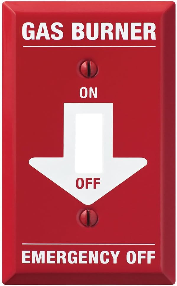 Amerelle C974T Wall Plate, Gas Burner
