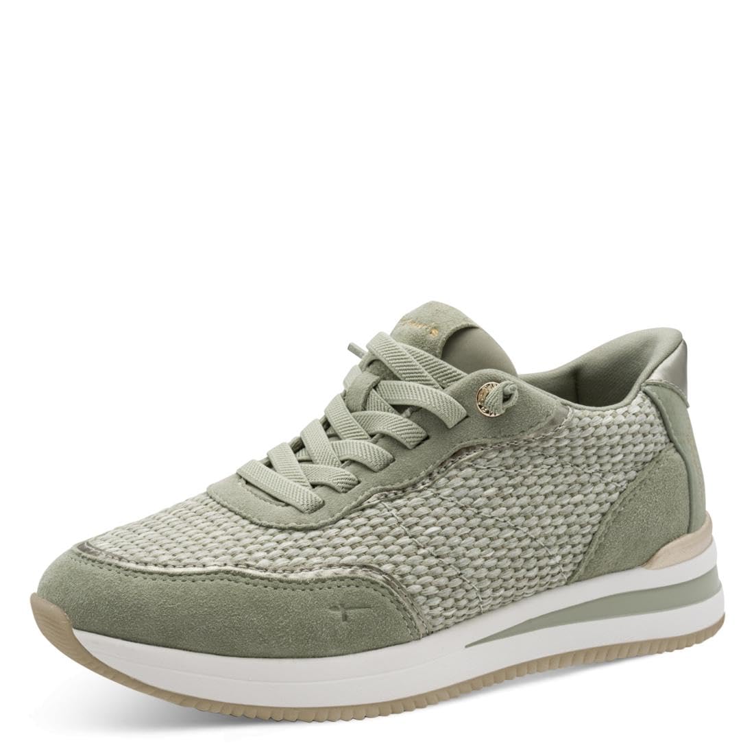 Tamaris Women's Comfort Damen Sneaker Low 8-83738-46, Sage, 7.5 UK