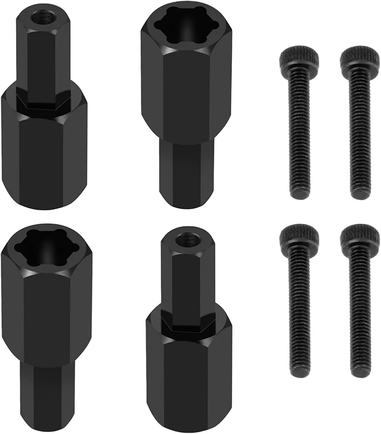 RC修理部品 For WPL C34 C24 1/16 4 個 5 ミリメートルに 5 ミリメートルホイール六角ハブアダプタ RC