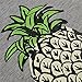 Youzee Womens Short Sleeve Pineapple Print Casual Loose T-Shirt Blouse Tops