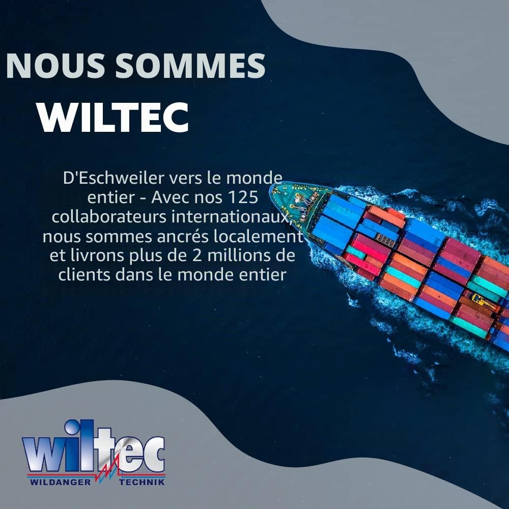 WilTec Coffret de 8 pcs. de Compresseur de Ressort de soupape - 465 x 350 x 265 mm - pour Moteurs 8V 12V 16V - Kit d‘Outils Démonte Joint Queue de soupape
