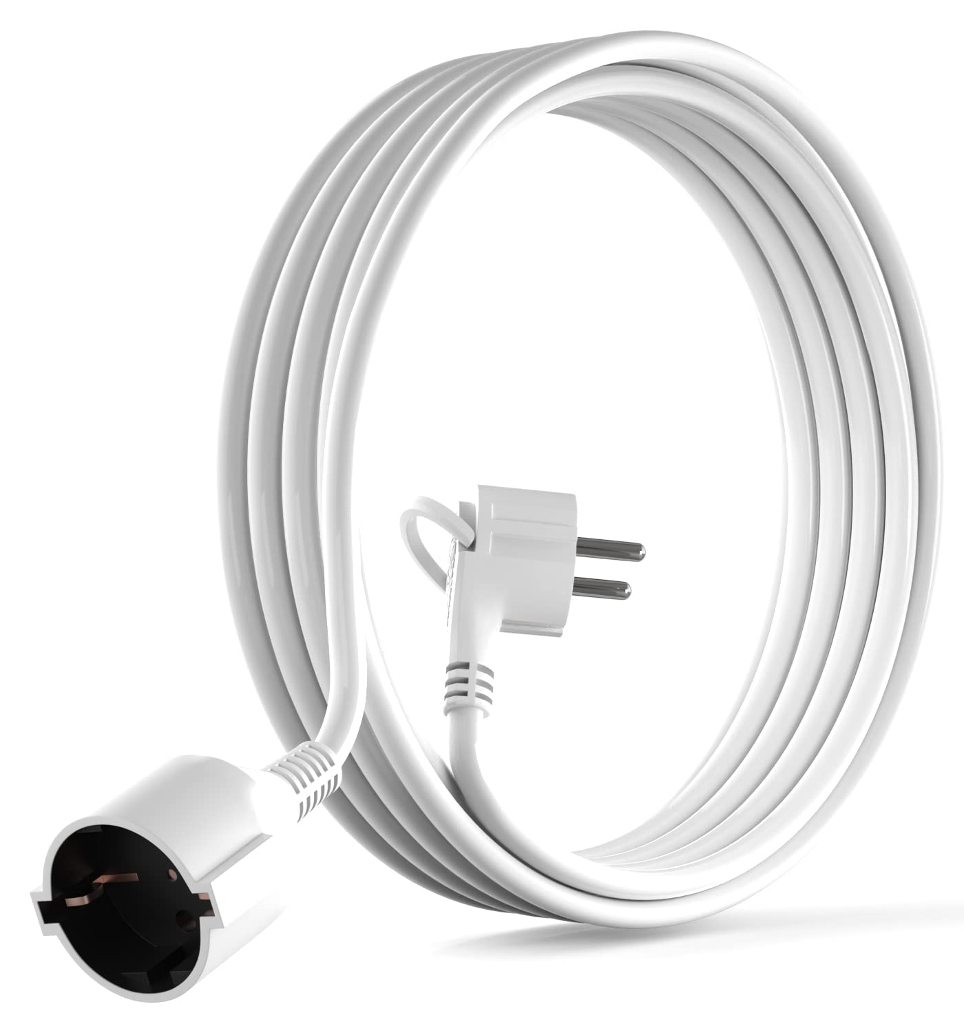 MutecPower Enrouleur De Câble Avec Rallonge Schuko De 20 M