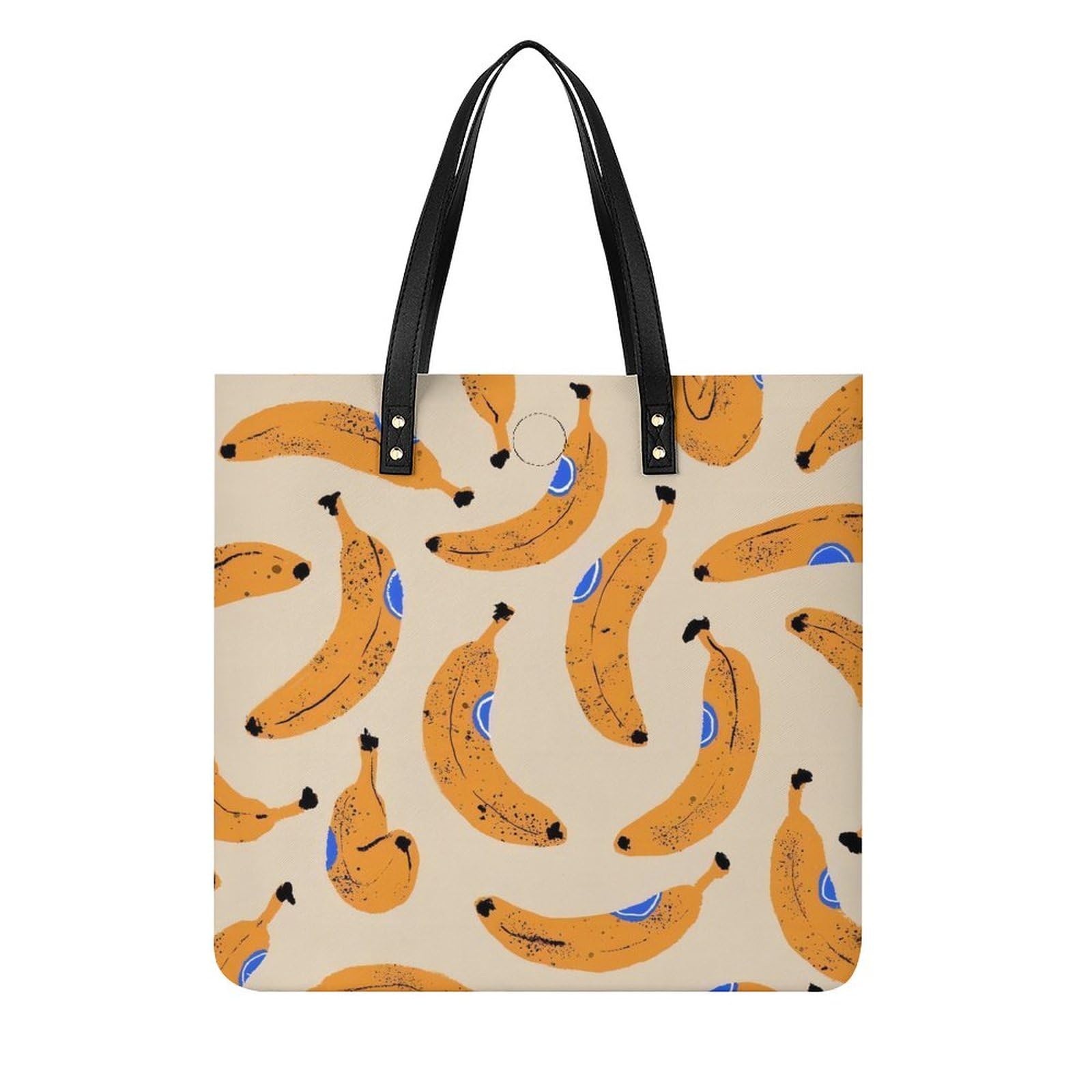 Amazon.co.jp: トートバッグ オレンジイエロー 果物 バナナ 柄
