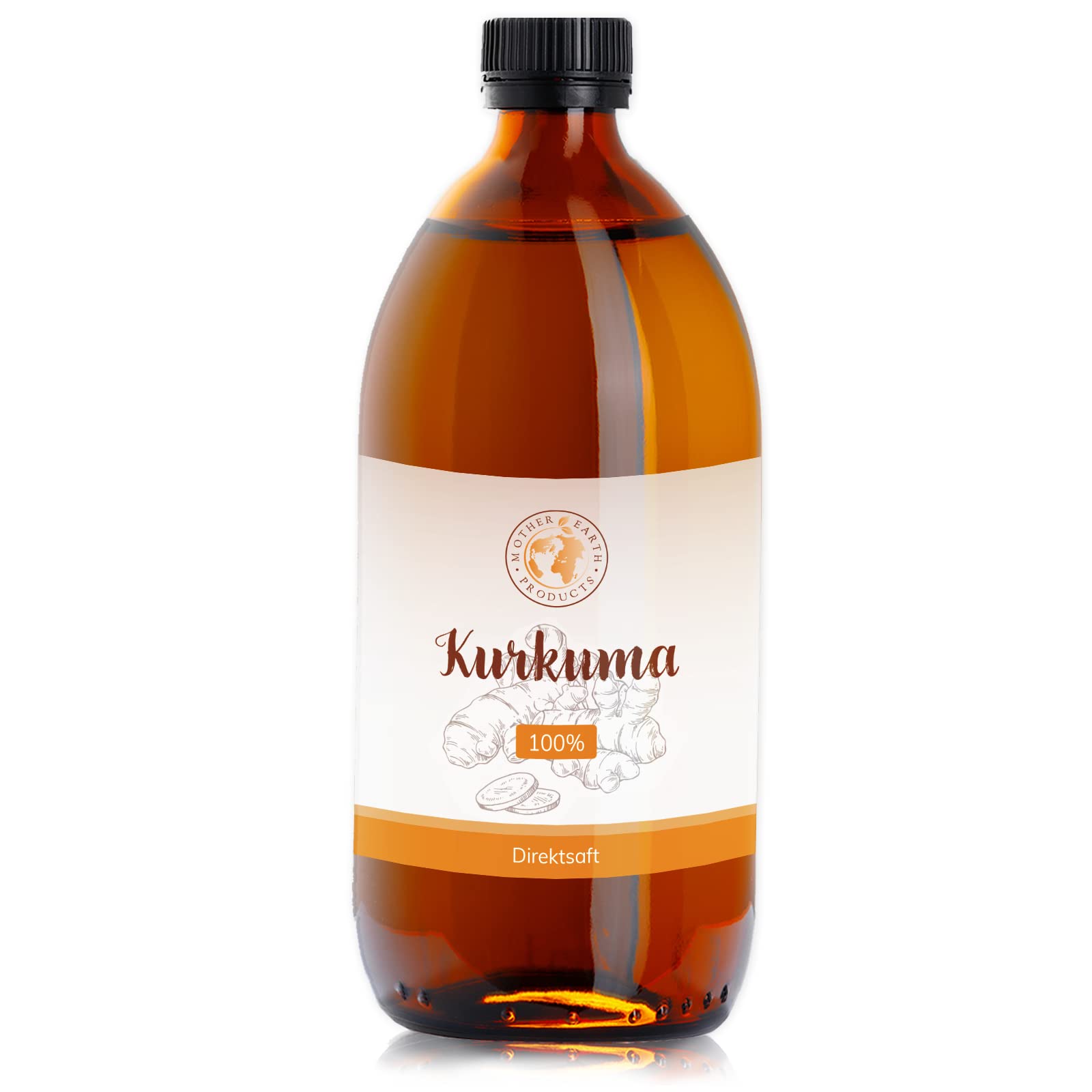 Kurkuma 99,9% Direktsaft (1 x 500ml), laborgeprüft
