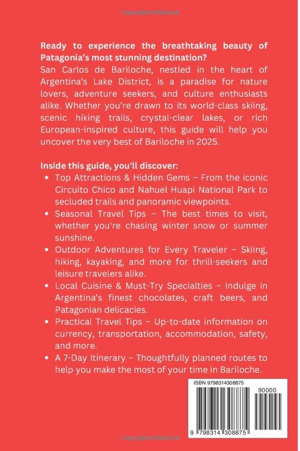 BARILOCHE TRAVEL GUIDE 2025: Explore Adventure, Nature, and Culture in Argentina’s Alpine Wonderland image 3