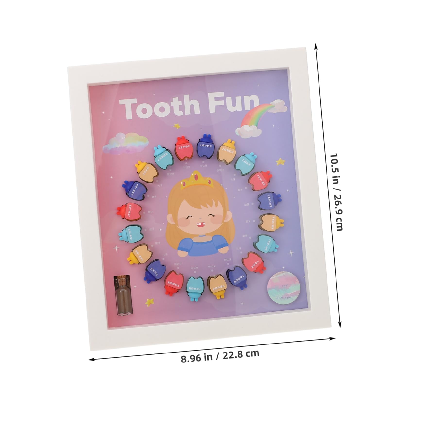 Boîte à Dents de Lait pour Garçon et Filles, Organisateur Souvenir, 1 Set